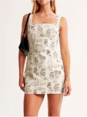 Linen blend dress